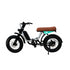 A teal-colored Presidio 4 e-bike with a sturdy frame and modern design.